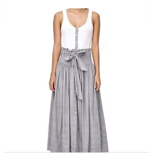 La vie by Rebecca Taylor Womens Tank Knit & Poplin Dress Size S